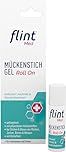 flint Med Mückenstich Gel Roll On – Reduziert Juckreiz & Hautirritationen, antiseptisch, mit Kühleffekt und pflanzlichen Inhaltsstoffen, für Erwachsene und Kinder