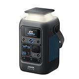 𝐀𝐧𝐤𝐞𝐫 𝐒𝐨𝐥𝐢𝐱 𝐂𝟑𝟎𝟎 𝐃𝐂 Portable Power Station ポータブル電源288Wh 小型軽量2.8Kg 1.5時間満充電 充電器は同梱無し 合計最大出力300W USB-C/USB-A /DC計7ポート(ACポート非搭載) ストラップ付き リン酸鉄 ポータブルバッテリー ソーラーパネル対応 キャンプ 停電対策 防災 (ブラック)