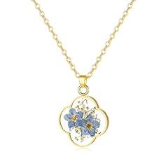 Forget-Me-Not and Leaf Shape Gold