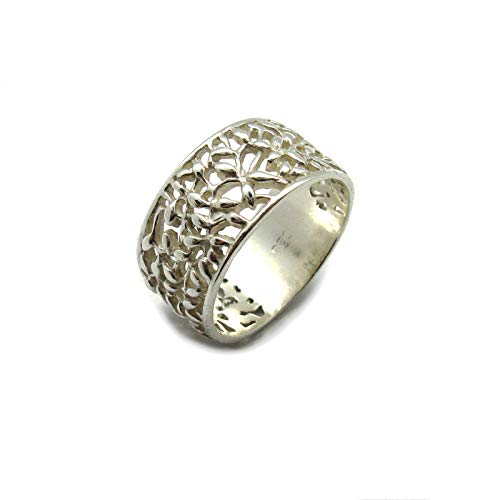 Bague en argent massif 925 florale R001875 pour femme