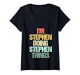 Photo Gallery donna i m stephen doing stephen things - divertente detto nome stephen maglietta con collo a v Photo Gallery donna i m stephen doing stephen things - divertente detto nome stephen maglietta con collo a v