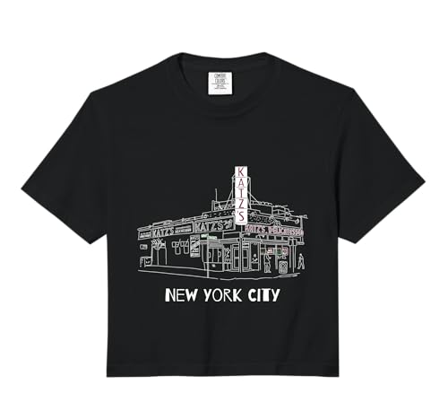 Kat'z Deli New York City for Reuben Sandwich Fans Comfort Colors Crop Top