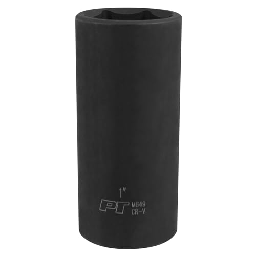 Image of Performance Tool M849 1 /2 Drive Impact Socket, 1-Inch Drive, 6-Point, Chrome Vanadium Steel, Professional Grade for Heavy Duty Automotive Use
