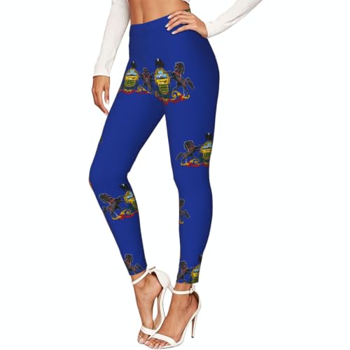 Leggings de compresión con estampado de Pensilvania moldeadores suaves