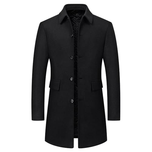 Men's Business Coat Long Blazer Jacket Casual Knit Sport Coat Regular Fit Suit Jackets Fall Outwear