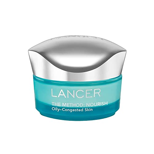 Lancer Skincare The Method: Nourish Women’s Anti-Aging Moisturizer with Hyaluronic Acid, Daily Face Moisturizer, Oily or Congested Skin