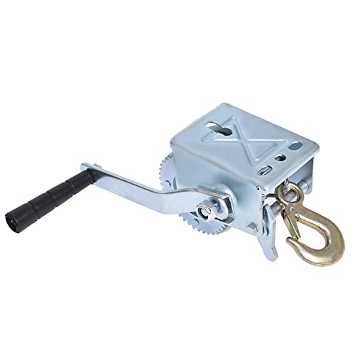 Winche Manual Resistente 600 lbs con Cable de Acero 8 metros miniatura 4