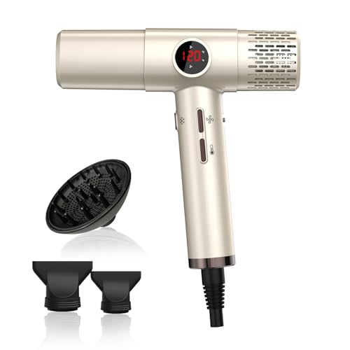 HYTAMY Ionic Hair Dryer with Diffuser - 1800W High-Speed Blow