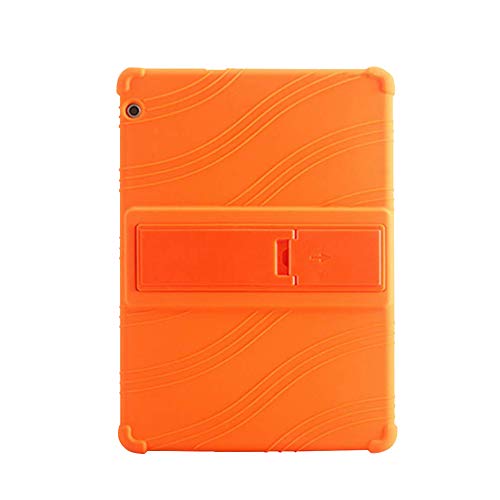 Yudesunyds �P�[�X for Huawei MediaPad T3 10 AGS-W09 9.6 �C���` �^�u���b - �X�^���h �V���R�[�� �_�炩�� �V�F�� �h���b�v �S�� �ی삷�� �J�o�[
