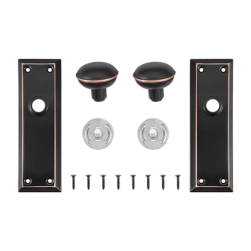Newliplace 2 Pack Vintage Single Sided Dummy Door Knobs Interior thumb #4