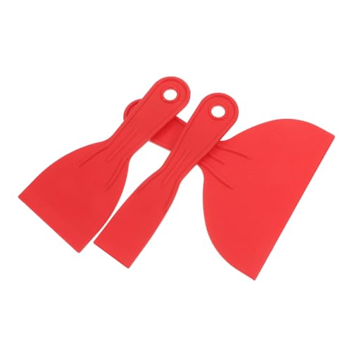 Veemoon 3piezas Espátulas De Plástico Flexible Para Pintura y Reparaciones Herramientas Para Alisar y Rellenar Juntas Paredes y Techos Para Empapelar y Trabajar Masilla