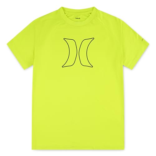 Image of Hurley Boys' Icon UPF 50+ Rash Guard Swim
