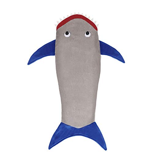 Halaood Requin Couverture Queue De Poisson pour Les Enfants Confortable Chaud Sacs de Couchage Grand Cadeaux pour Enfants Cover