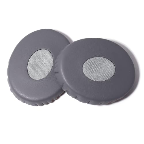 Repuesto de almohadillas para auriculares compatibles con Bose OE2 OE2i SoundTrue On-Ear SoundLink, cuero proteico, cómodas almohadillas grises miniatura 1