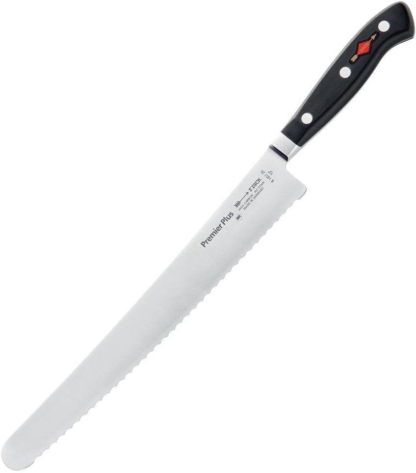 Knives DL328 Premier Plus Serrated Utility Knife, Black