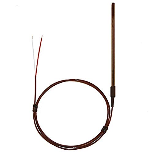 Sonde de température Type J Digi-Sense capteur thermique creux 18 pouces gaine verte 24 AWG