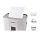 Dahle PaperSAFE PS 140 Aktenvernichter (10 Blatt, Sicherheitsstufe P4, Partikelschnitt, öl- und wartungsfrei, 12 Liter) grau