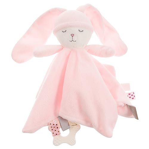 SUPVOX Juguetes lujoso Suave toalla infantil de felpa de chupete infantil toalla para chupete de chupete recién nacido toalla chupete recién nacido rosa