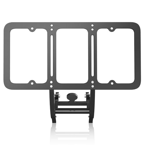TesFram Tesla Model 3 Highland Front License Plate Holder Height-Adjustable & No Drill License Plate Mouting Kit with Anti-Theft Features (FIt Model 3 2024-2025 No Front Bumper Camera)