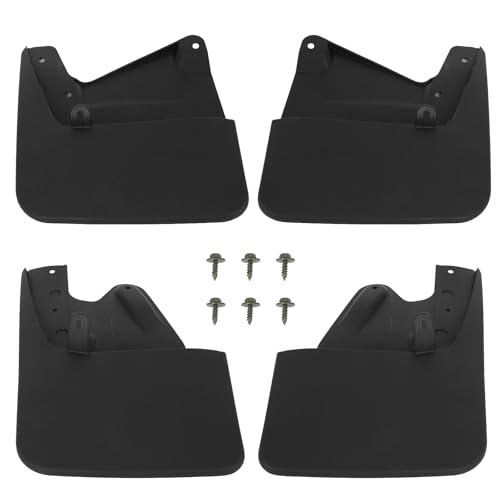 Image of ECCPP Mudguard Splash Guards Front & Rear 2022-2024 for Toyota for Tundra 3.4L Mud Flaps Set of 4 Flexible and Bendable Mud Flaps Splash