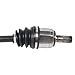 GSP NCV75099 CV Axle Assembly - Compatible with Select Kia Rio; Left Front (Driver Side)