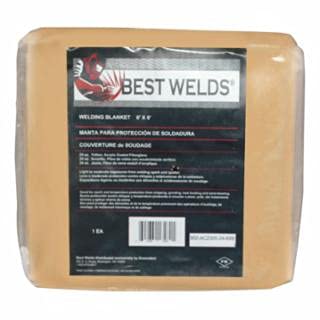 BW BLANKET 24OZ ACRYLICCOATED GLASS 6X6 YELLOW