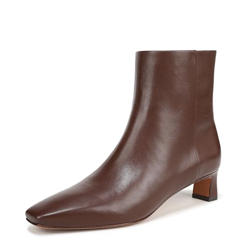 Vince Womens Harlan Zip Short Boots, Moltonbrown, 11, Medium