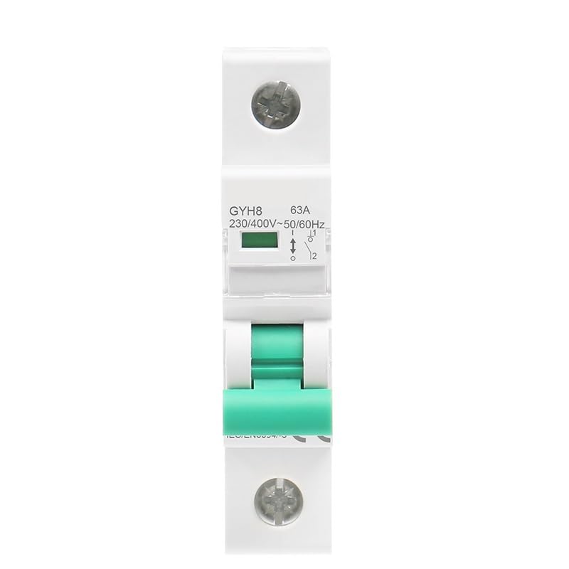 GYH8 Przełącznik odłącznika na szynie DIN 230V/400V Przełącznik główny 63A 100A 125A Przełącznik izolacji 1P 2P 3P 4P (3Pole, 63A)