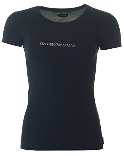 Preisvergleich Produktbild Emporio Armani Damen T-Shirt 163320CC317, Blau (Marine 00135), Large