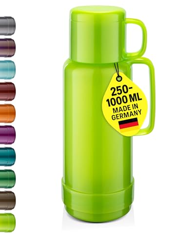 ROTPUNKT Isolierflasche 1 Liter mit integriertem Becher - Hochwertige Isolierkanne Made in Germany I Bis zu 24 h heiß & 36 h kalt (Andreas… – Ansicht 1