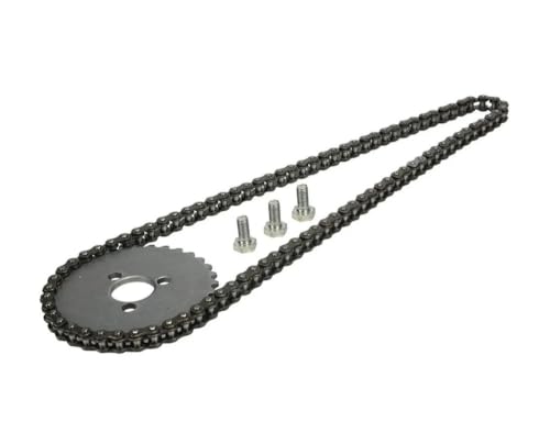 Piñón 32T y cadena de 90 eslabones QX-LF150W-SP-25 para motor horizontal de motocicleta 150cc
