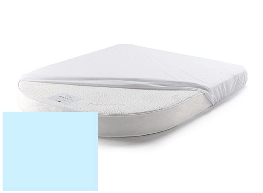 CARAVAN/MOTOR HOME ISLAND BED FITTED SHEETS Hand Made (Blue, 15" (38cm Deep))