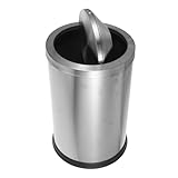 Système anti-odeurs avancé : doté d’un couvercle hermétique, ce bac à poubelle en acier inoxydable minimise les odeurs, idéal pour les cuisines, les chambres et les hôtels