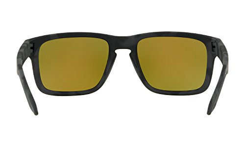 Oakley Holbrook Sunglasses Black Camo with Prizm Ruby Lens 57mm OO9102-E9553