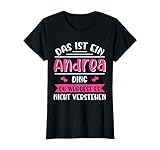 Name Andrea Namensshirt Vorname Geschenk