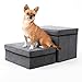 Foldable Dog Stairs/Steps 2-Tier Pet Steps Storage and Adjustable Steps for Small Medium Dogs Pet Steps Storage Stepper for High Beds Sofa Pet Dog Cat