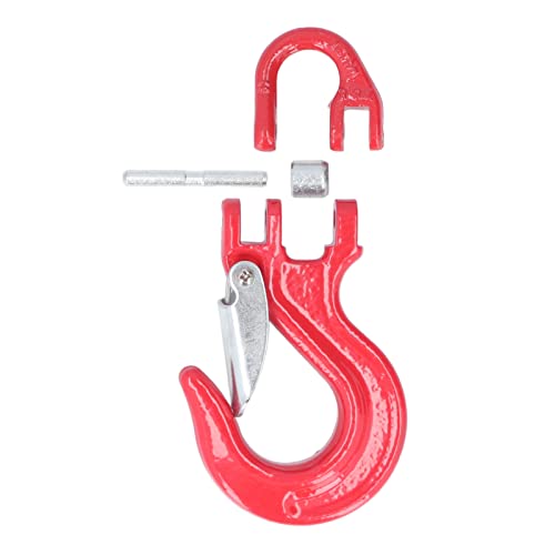 Remolque de Cabrestante Clevis Hook Red 2T Cargando 80 Steel Universal con Servicio Pesado de Seguridad para Remolcar Vehículo