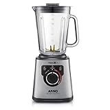Liquidificador Arno Ultraforce Pro 1100W LN93, com App de Receitas, 6 Lâminas Powelix Life, Jarra de Vidro 2L, Resistente a Choque Térmico e Corpo Inox, Tecnologia Limpa Fácil, 110V