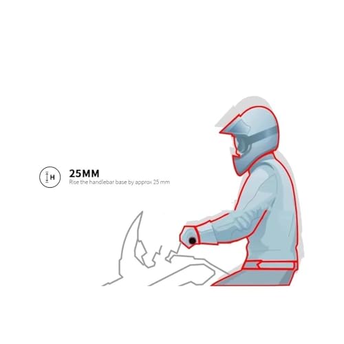 Elevar manillar para MT09 y XSR900 para eliminar el dolor de espalda 3