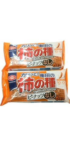 セット販売 亀 田の柿の種ピーナッツなし6袋詰 135g×2袋