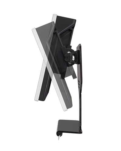 ToiletTree Products Fogless Shower Mirror with Squeegee - Anti-Fog Mirror - Adjustable Shaving Mirror with a Squeegee - Rust-Proof, Impact-Resistance Bathroom Shower Mirror