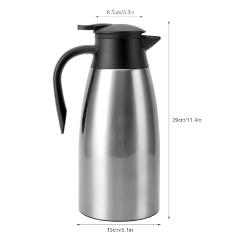 Tetera eléctrica aislada de acero inoxidable 2L miniatura 2