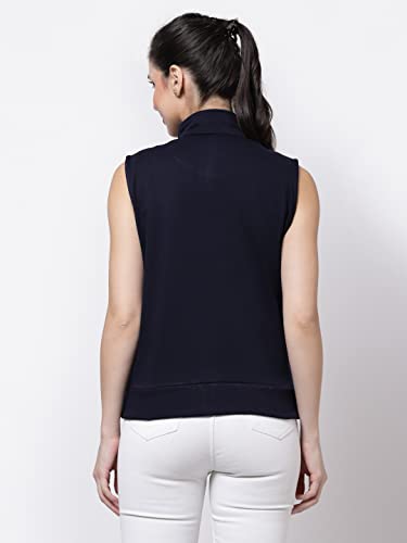 Image of UZARUS Women's Half Sleeves Cotton Fleece Premium Jacket