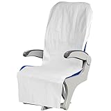 Disposable Airplane and Public Seat Covers (6 pack) - Individually Wrapped Travel Ready Protector Covers seats in Planes, Restaurants, Public Transportation, and More! - Fits Snugly Over ANY Seat