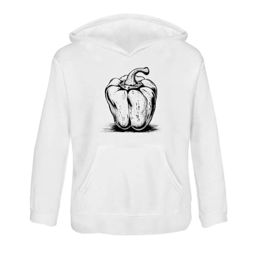 Azeeda 'Single Bell Pepper ' Children's Hoodie/Hooded Sweater (KO046430)
