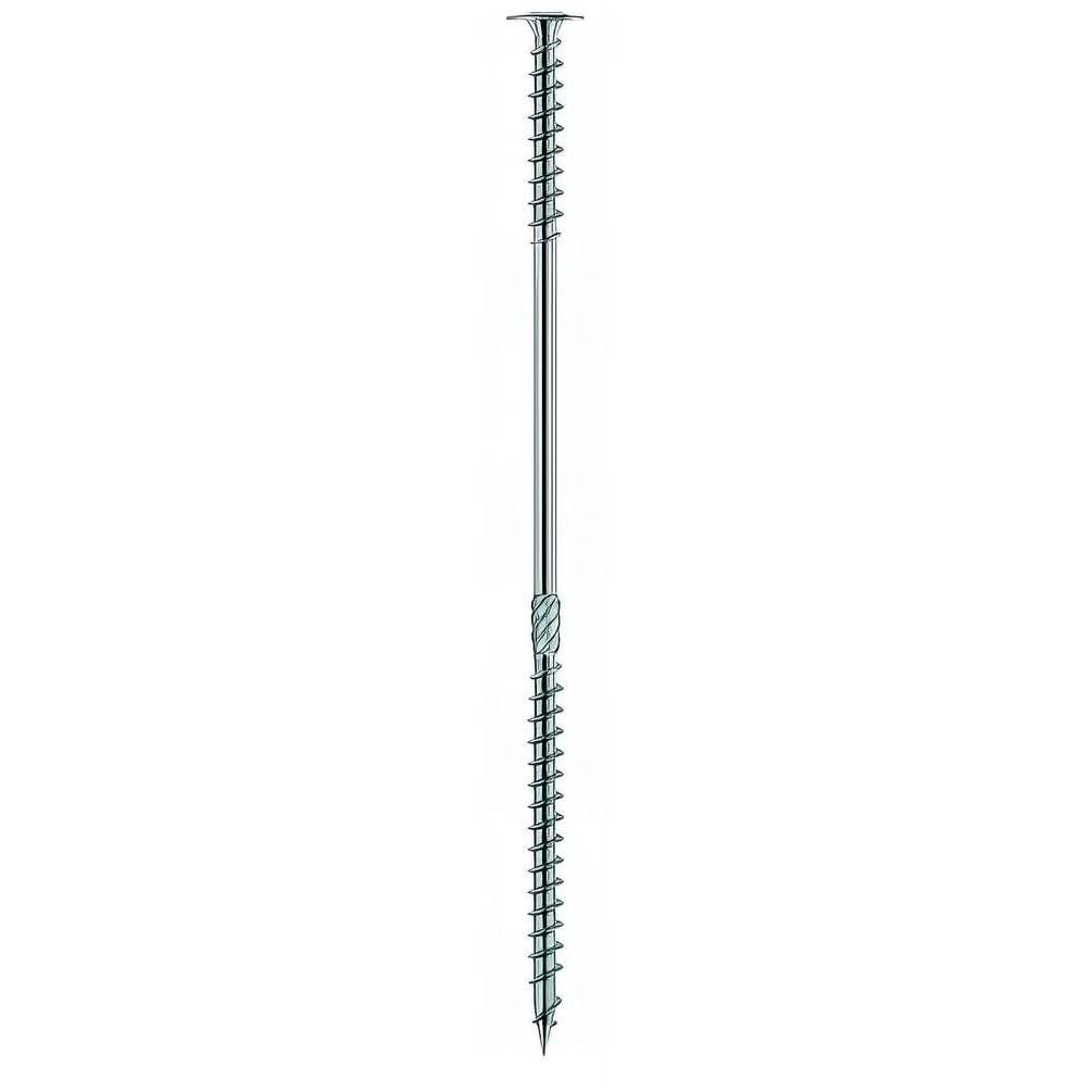 D-Work - Lote de 50 tornillos de madera con doble rosca (40 – 8 x 165 mm)