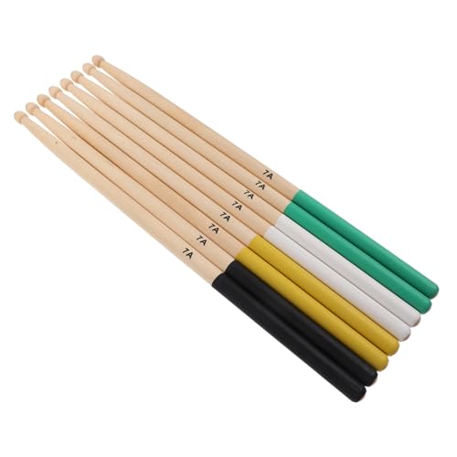 Baquetas Kisangel de madera de arce antideslizantes para adultos, paquete económico de 4 pares con agarre cómodo miniatura 1