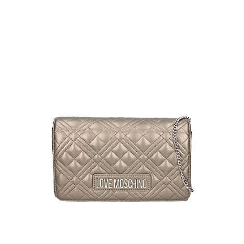 Love Moschino BORSA QUILTED NAPPA PU ARGENTO