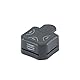 Vaessen Creative 2137-005 3-in-1 Eckenstanzer von 4/7 / 10 mm-Eckenabrunder Dunkel Grau (Graphite) und Stanzer für Fotoecken, Papier Basteln, Karton und Karten