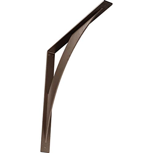 2" W x 24" D x 24" H Legacy Steel Bracket, Hammered Dark Bronze
